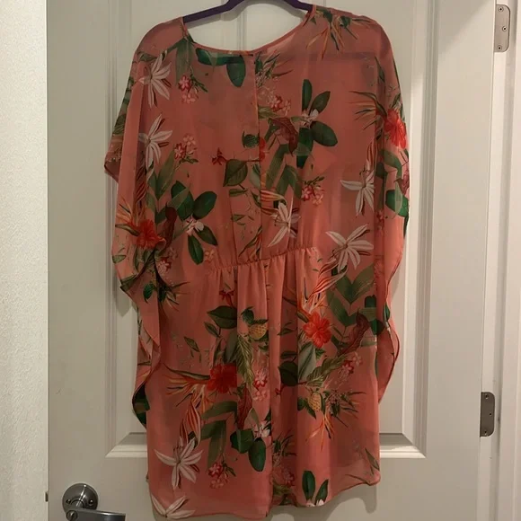 Express size m  flutter sleeve floral dress - Picture 4 of 4
